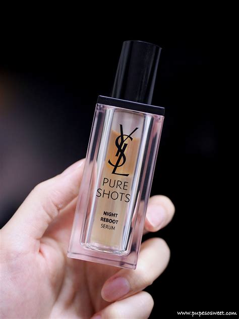 ysl pure shots night serum.